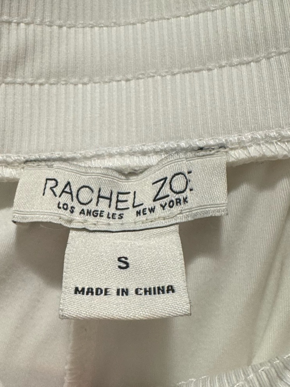 Rachel Zoe—S, Cream Sleeveless Hoodie & Jogger Set, Elastic Waist, Luxe Feel - Picture 12 of 14